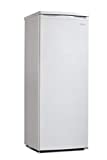 Danby DUFM059C1WDD 5.9 Cu.Ft. Garage Ready Upright Freezer with 5 Shelves, Mechanical Thermostat and Manual Defrost, Energy Star Rated