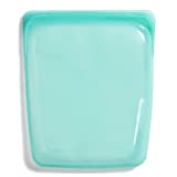Stasher Platinum Silicone Food Grade Reusable Storage Bag, Aqua (1/2 Gallon) | Reduce Single-Use Plastic | Cook, Store, Sous Vide, or Freeze | Leakproof, Dishwasher-Safe, Eco-friendly | 64 Oz
