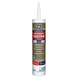 GE Sealants & Adhesives GE5070 Advanced Silicone 2 Kitchen & Bath Sealant, 10.1oz, White