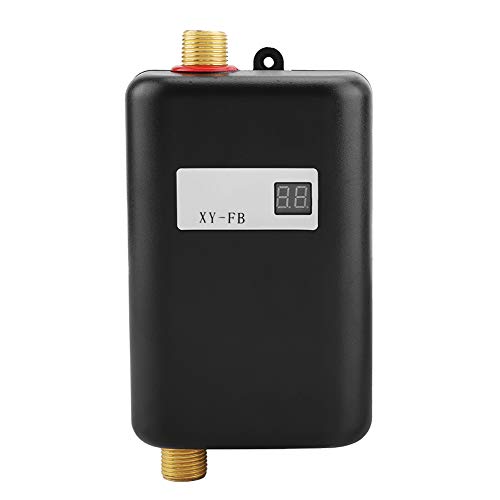 Garosa 3KW Mini Electric Tankless Instant Warm Water Heater with LCD Display for Home Kitchen Washing US Plug 110V, Only Make Water Warm, WON'T Very Hot, Need 32Amps Circuit Breaker