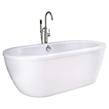American Standard 2764014M202.011 Cadet Freestanding Tub, Arctic