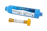 Camco 40043 TastePure RV/Marine Water Filter with Flexible Hose Protector | Protects Against Bacteria | Reduces Bad Taste, Odors, Chlorine and Sediment in Drinking Water