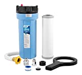 Camco EVO Premium RV & Marine Water Filter, Greatly Reduces Bad Taste, Odor, Sediment, Bacteria, Chlorine and Much More (40631)