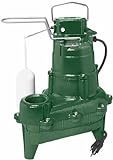 Zoeller M264 Waste-Mate Sewage Pump, 4/10th Horsepower, 115V